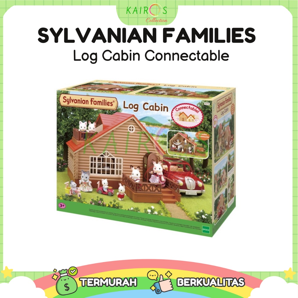 Sylvanian Families Log Cabin Connectable