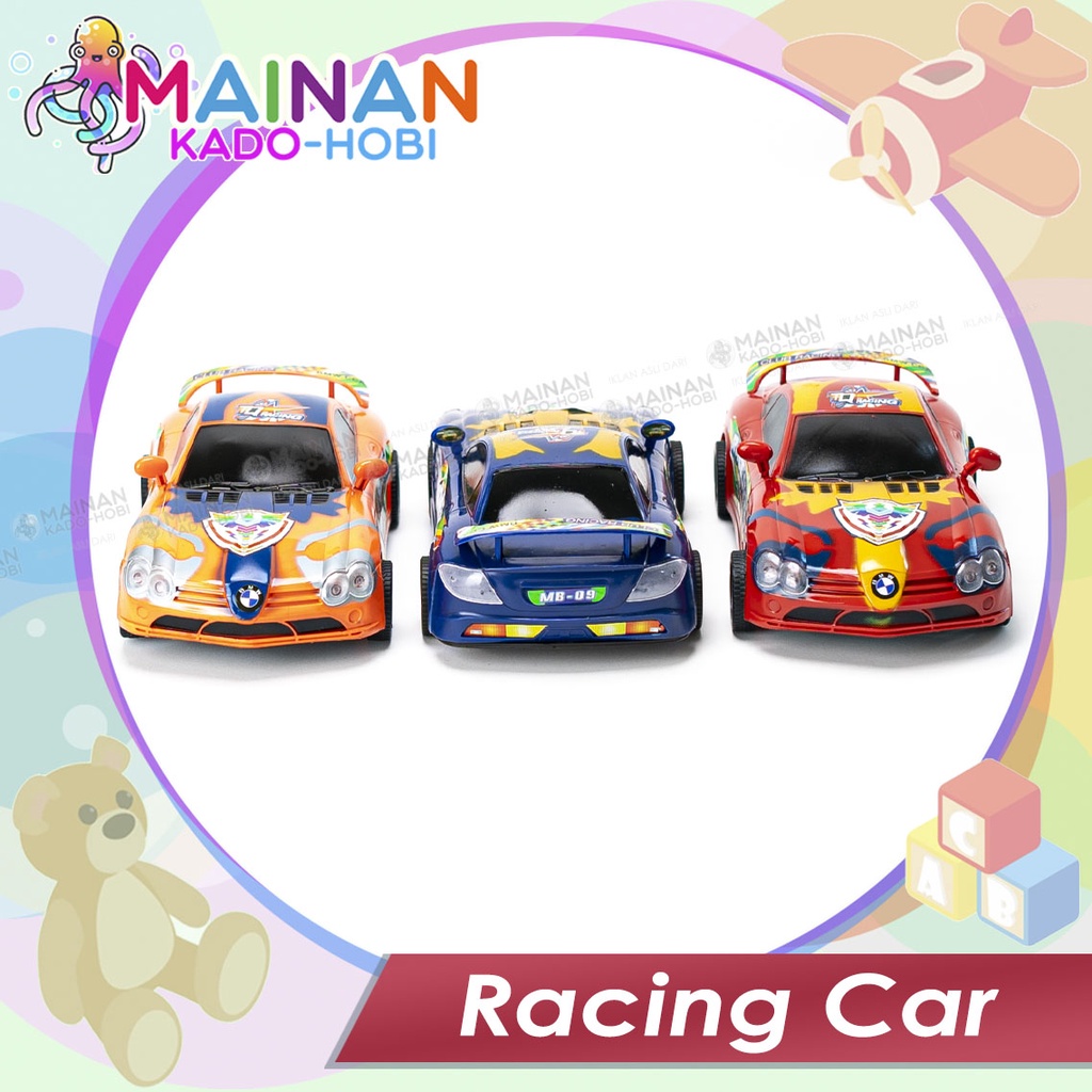 MAINAN ANAK LAKI MINIATUR RACING CAR MOBIL BALAP