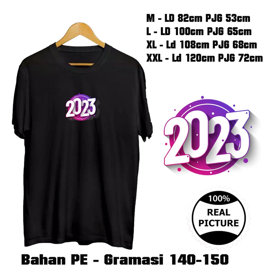 Kaos Oversize Tahun Baru 2023 // kaos Oversize M-XXL