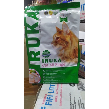 IRUKA CAT FOOD ALL STAGE 1.5KG MAKANAN KUCING GRAIN FREE