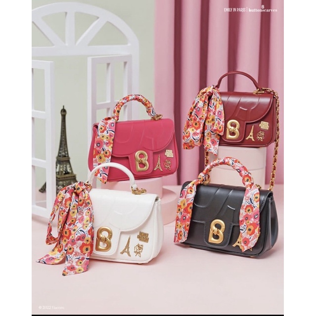 The Emily Alma Flap Bag Buttonscarves