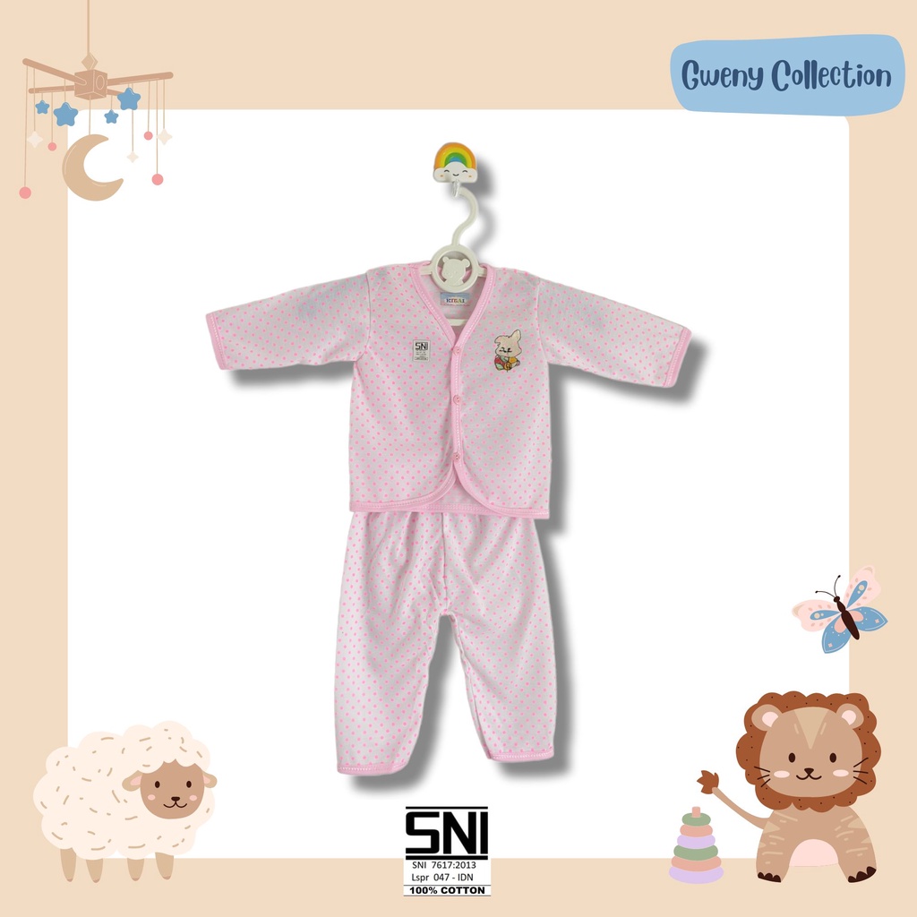 SETELAN BAJU BAYI ANAK TANPA LENGAN/KUTUNG, LENGAN PENDEK, LENGAN PANJANG UNISEX COTTON MURAH (AKX)