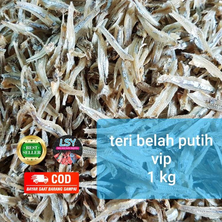 

Murah Banget.. ikan asin teri belah putih vip / jengki belah vip 1kg 0JH