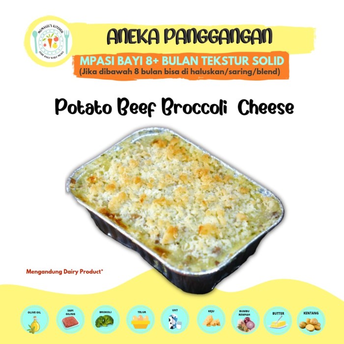 

POTATO BEEF BROCCOLI CHEESE (FROZEN FOOD) - MEDIUM