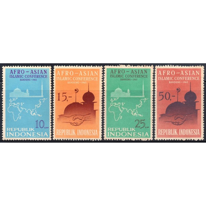 

✨NEW✨ - Prangko/Perangko INDONESIA 1965 I-083 KONFERENSI ISLAM ASIA AFRIKA - M
