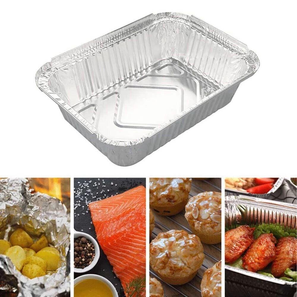 Top10 /20 /30/50Pcs Air Fryer Dishes Home BBQ Panggang Kue Catering Tray