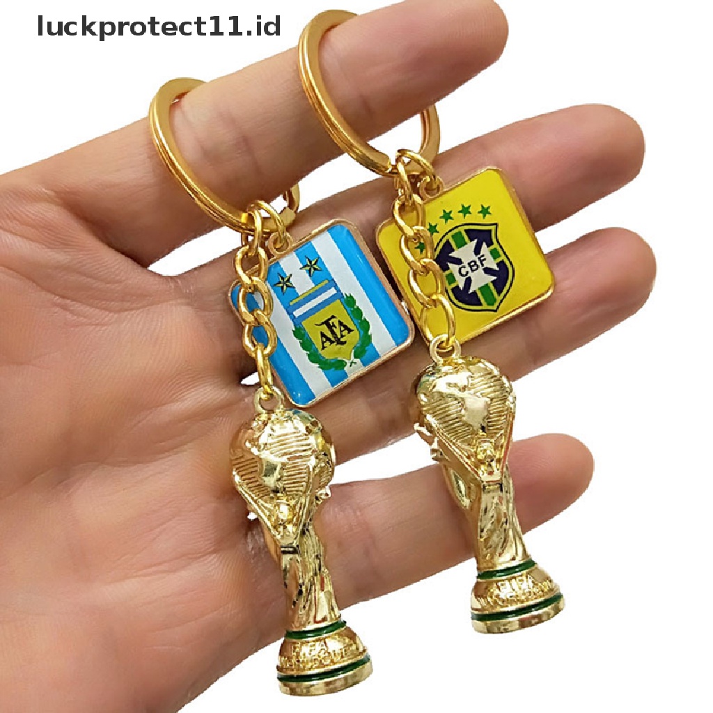 /Fashion Hot// Fashion// 2022bola Piala Dunia Korek Negara Bendera Gantungan Kunci Liontin Football Key Ring Liontin Aksesoris Piala Eropa Gantungan Kunci Hadiah Untuk Penggemar.