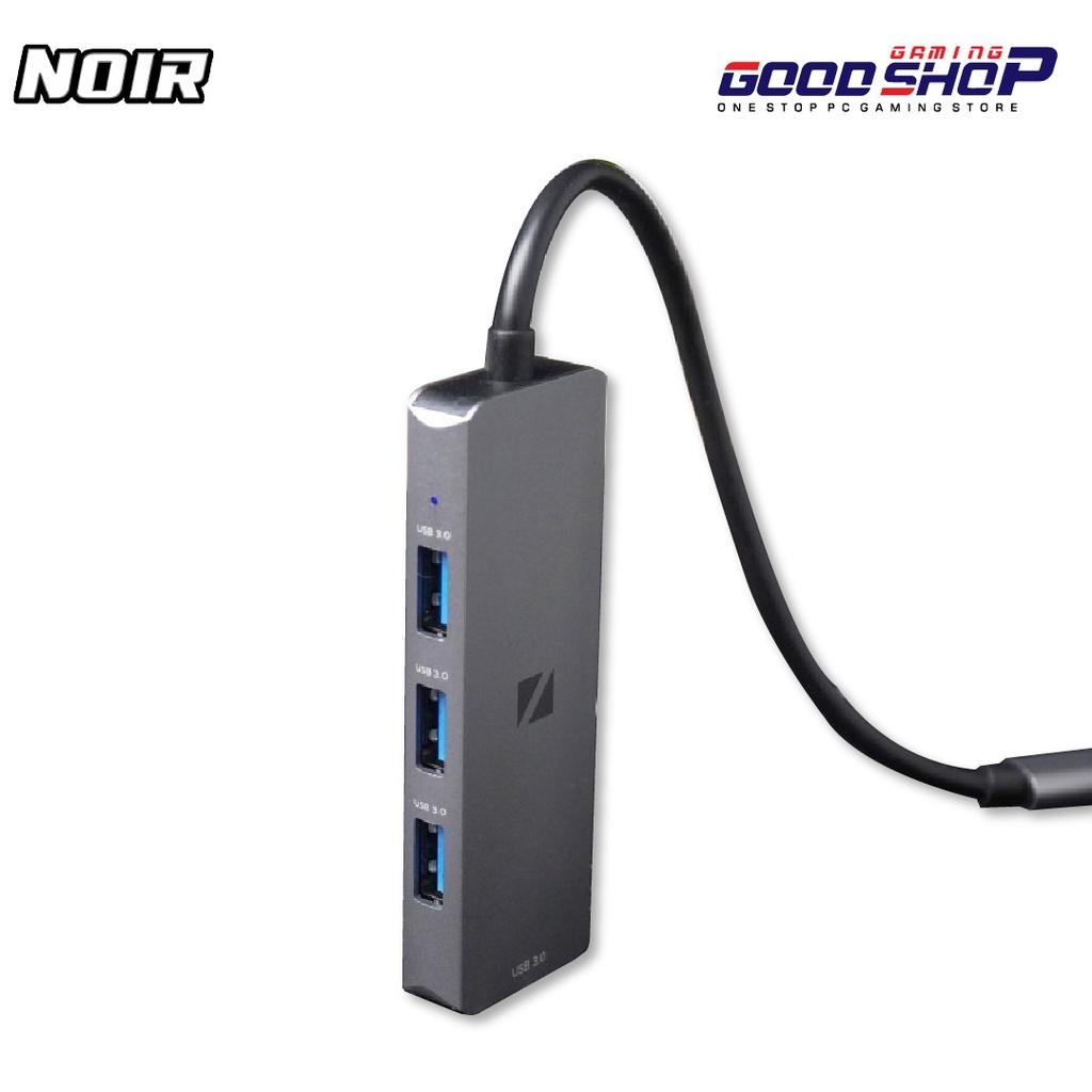 NOIR 4in1 USB type C Hub 4 port Macbook (Usb c to usb a Converter)