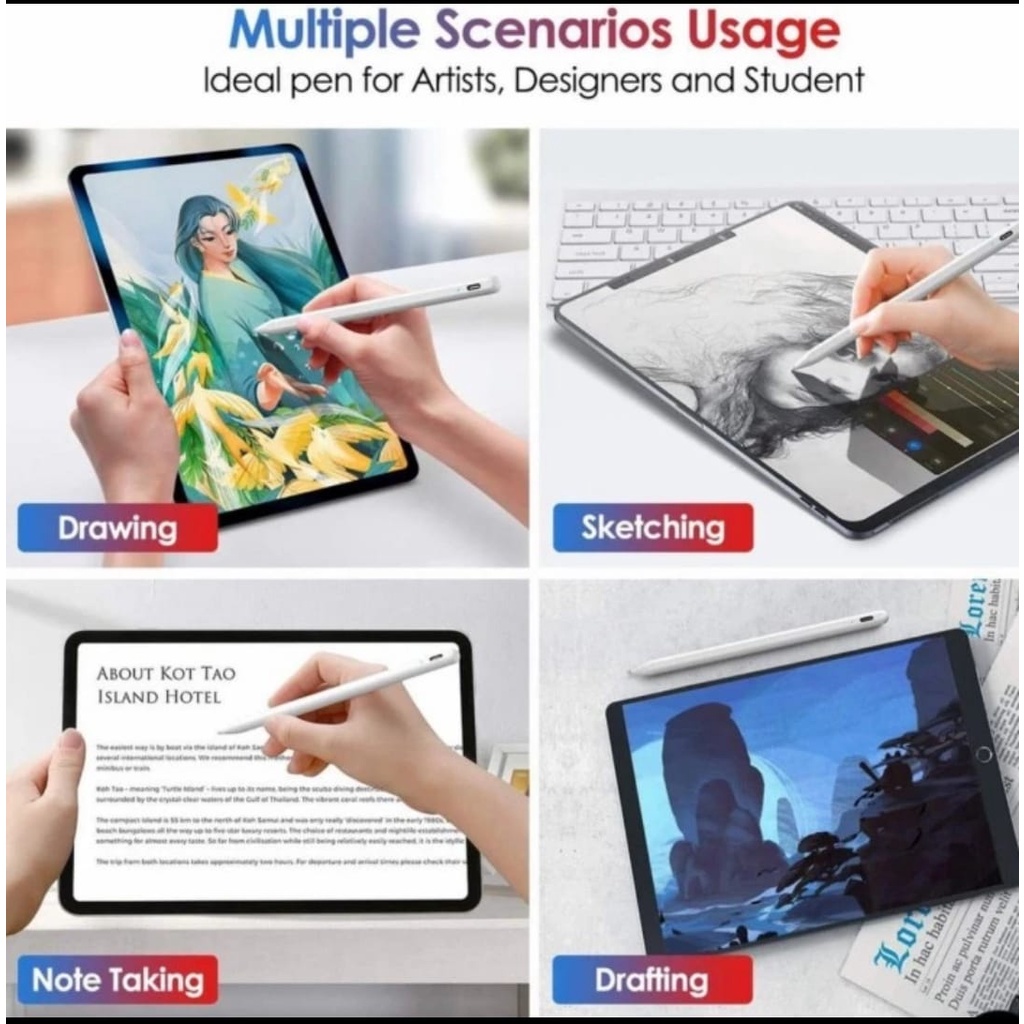 i Pad Pencil Stylus Pen A pple for iP ad 7 8 Pro 11 12.9 th 2018 keatas