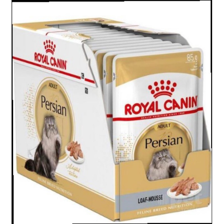 Makanan Kucing Royal Canin Persian Adult 85 Gram Pouch Cat Food Wet Sachet