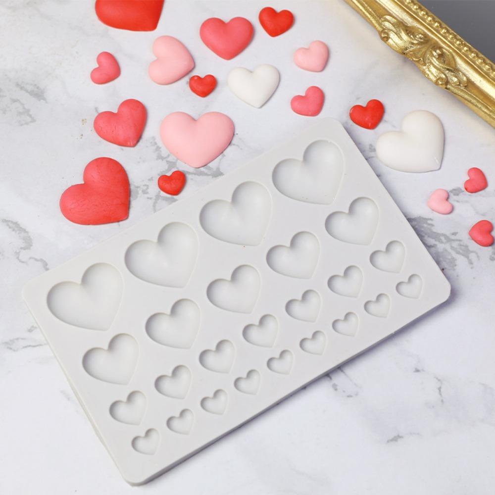 Preva 3D Love Heart DIY Craft Sabun Membuat Handmade Hari Valentine