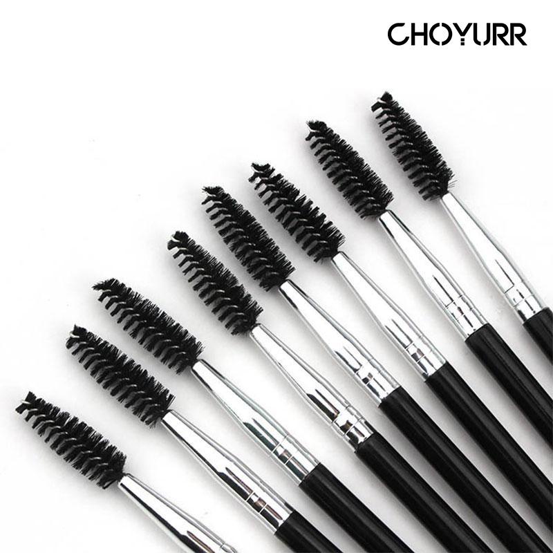 【COD】Kuas Bulu Mata Alis Makeup Brush 2In1 Eyebrow Brush Serbaguna Miring Garis Kepala Sikat Bulu Mata Keriting Alis Sapuan Spiral Grafting Alat Kecantikan Sikat Alis-CH