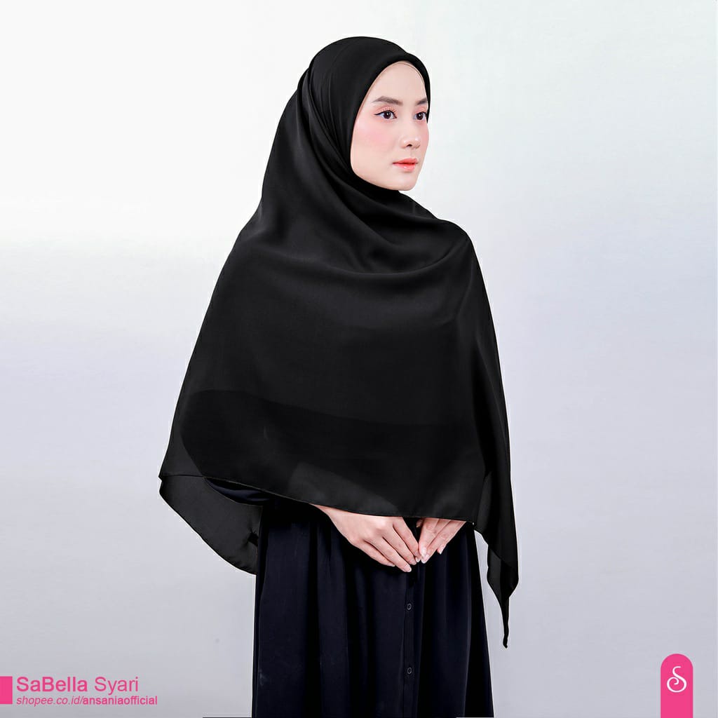 Jilbab Bella Square Jumbo Syari 130 x 130