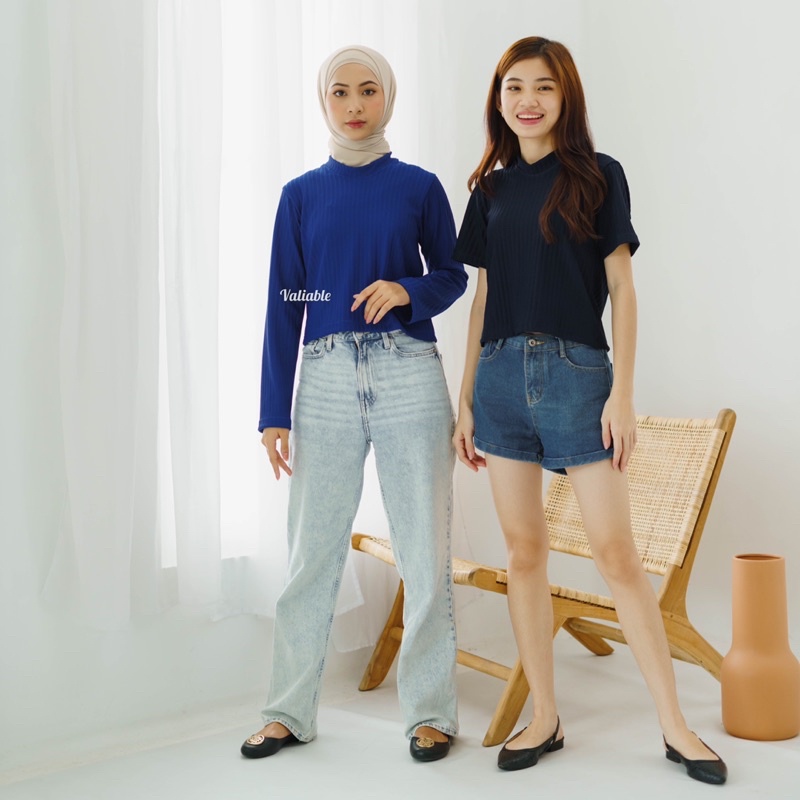Oneck Basic Knit Hornet Valiable
