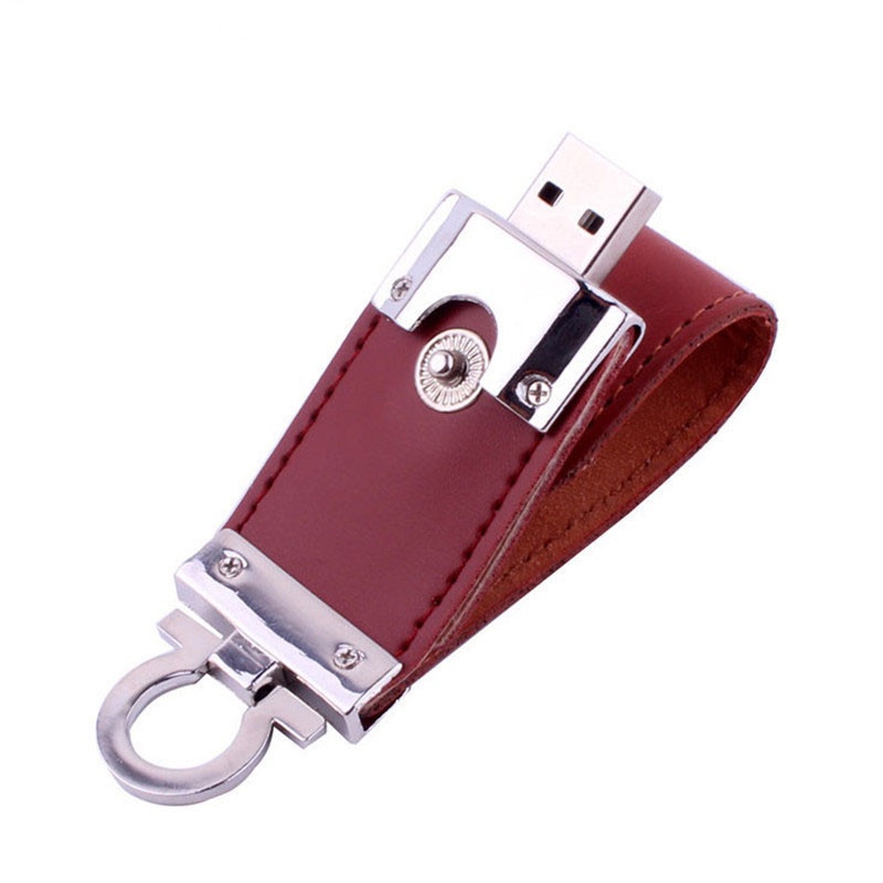 Usb 2.0 Gantungan Kunci Kulit Logam Flash Drive 1TB Commercial Memory Stick Pen Drive