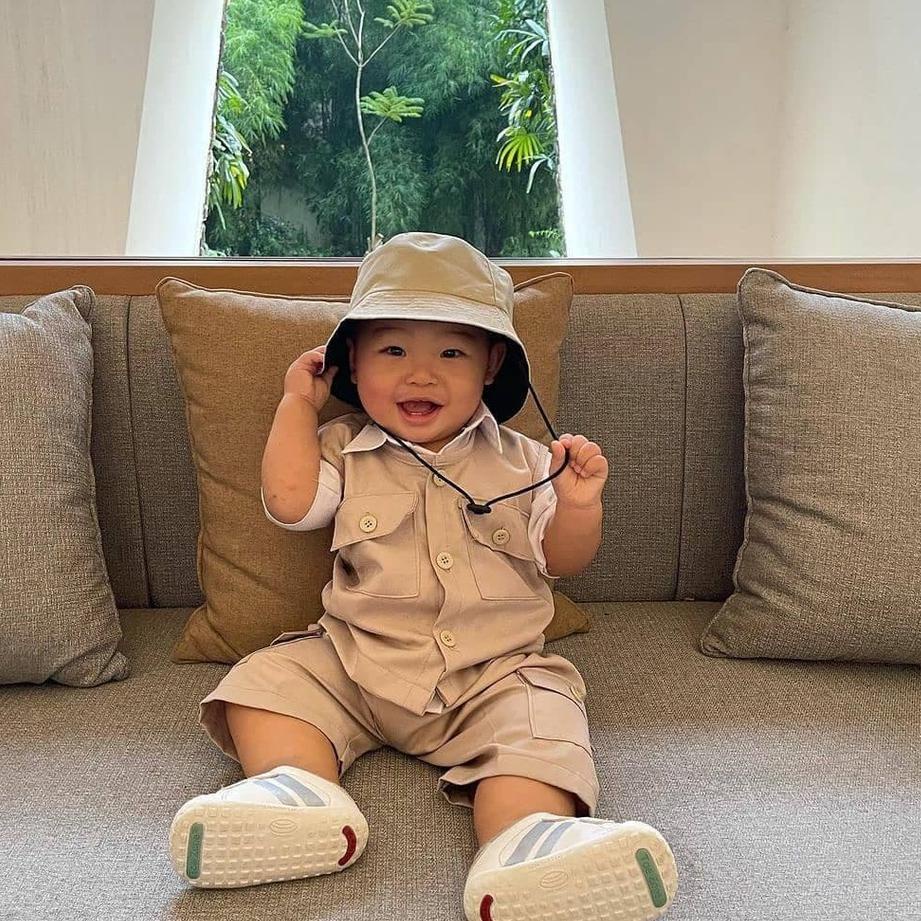 ♫ KOSTUM BAYI NEWBORN SERAGAM PROFESI ZOO KEEPER BAJU PENJAGA KEBUN BINATANG レ