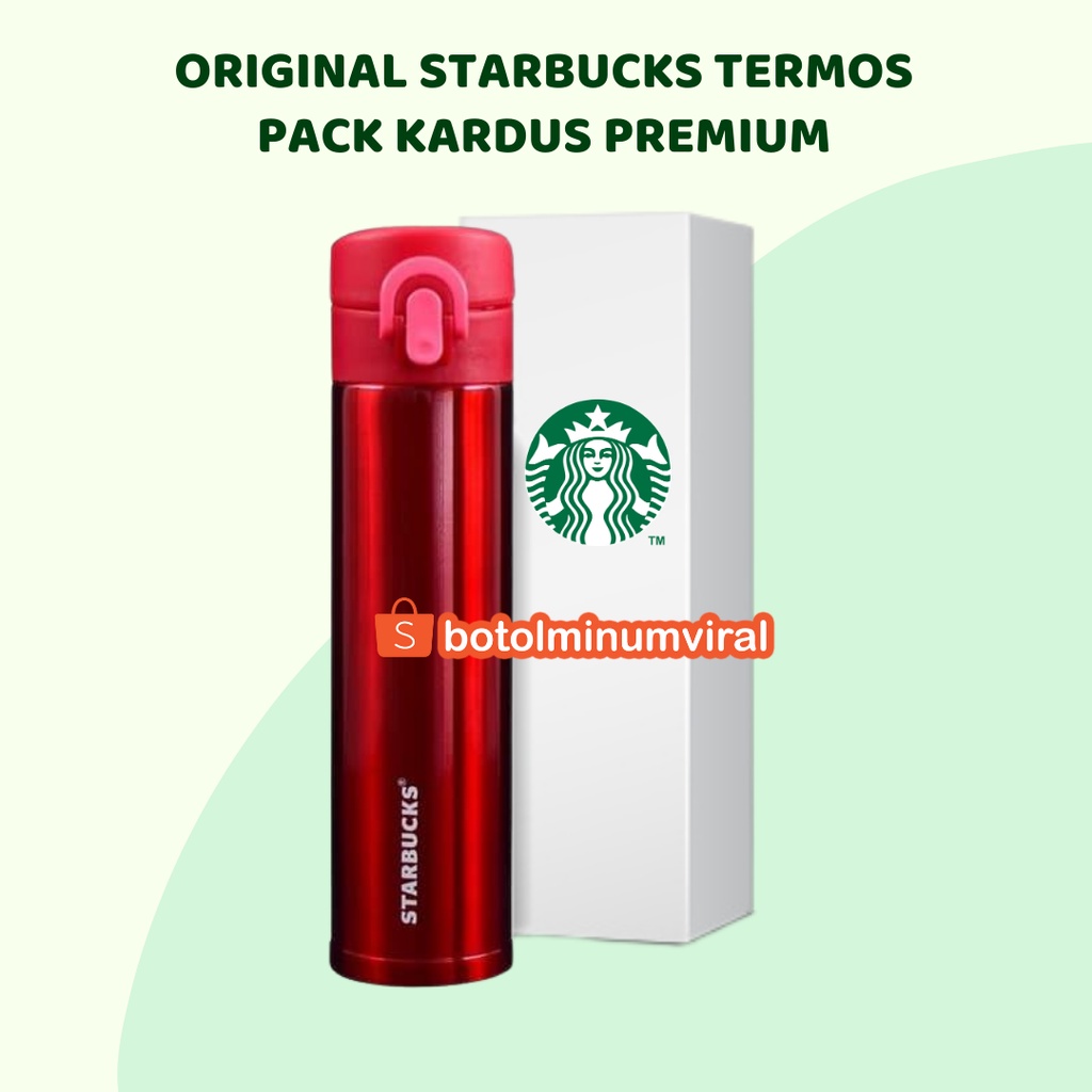 Tumbler Starbucks Stainless Steel Tumblr Termos Original Ada Dus