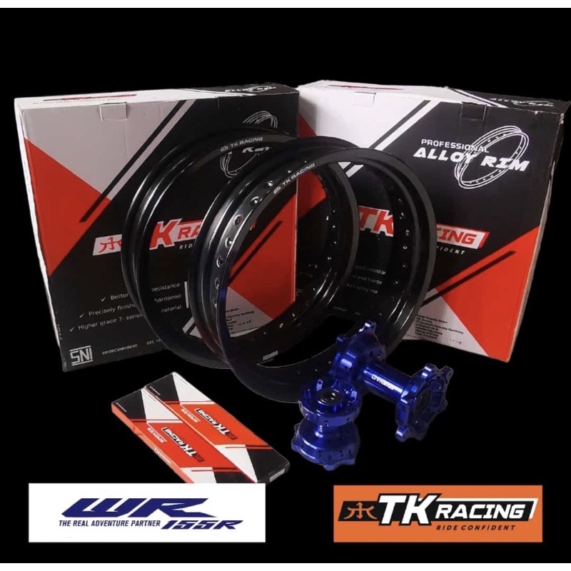 VELG SUPERMOTO RING 17 TK RACING JAPAN PAKETAN YAMAHA WR