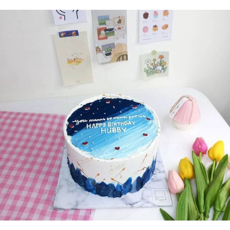 

Kue UlangTahun/Korean Cake PONTIANAK uk.16 cm