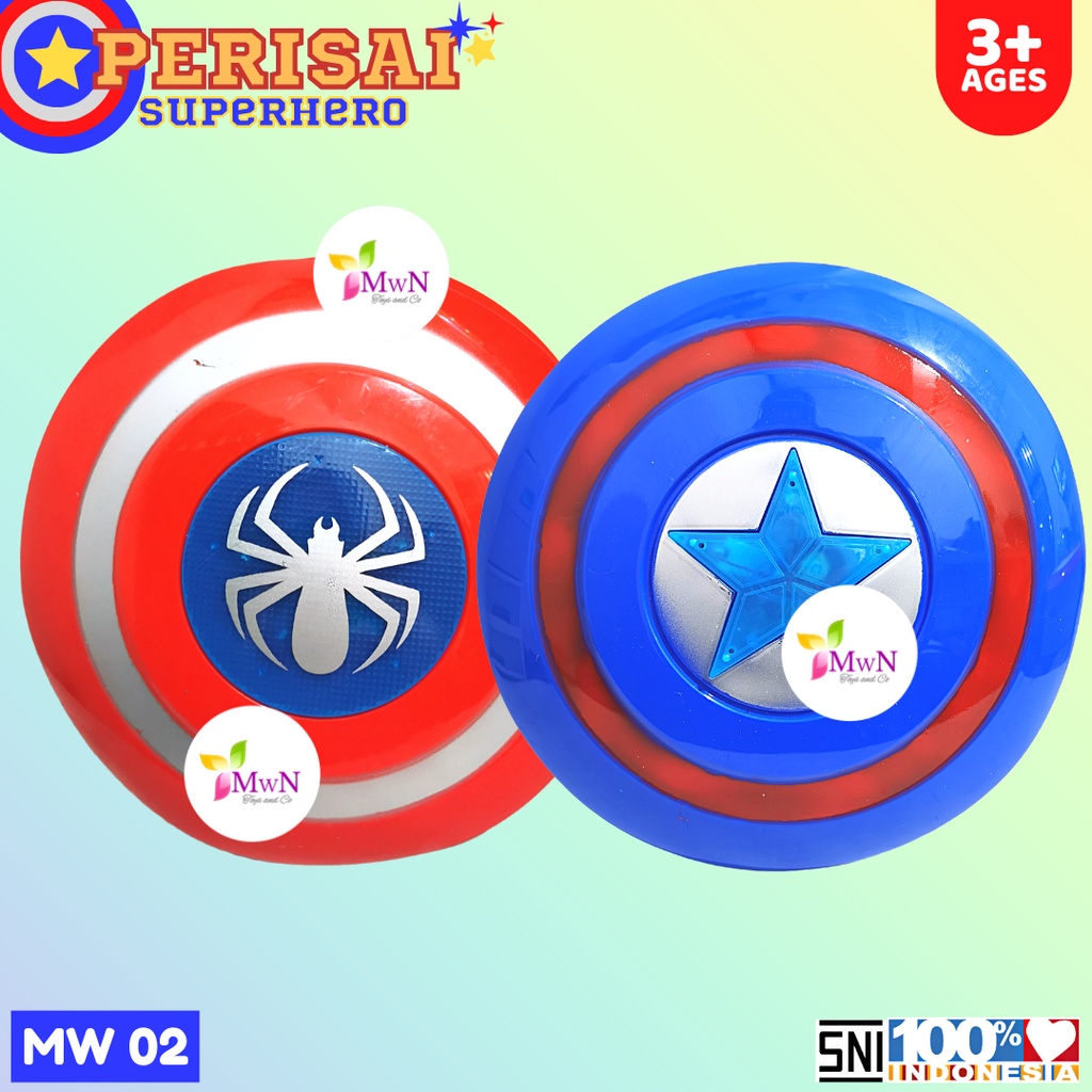 MWN.TOYS Mainan Tameng Perisai Superhero MW02