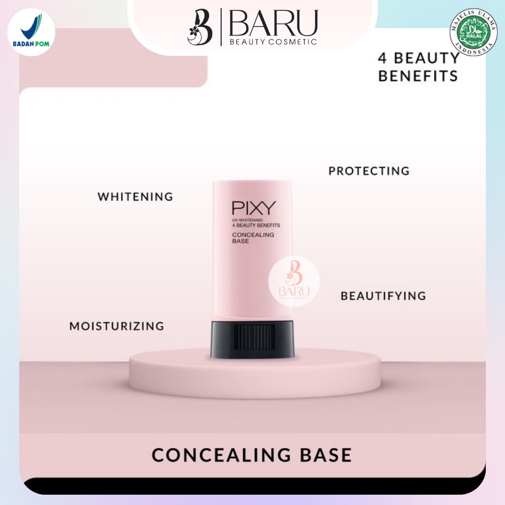 PIXY UV Whitening Concealing Base | Concealer | Foundation | Kosmetik Wajah | Concealer Stick | Orig