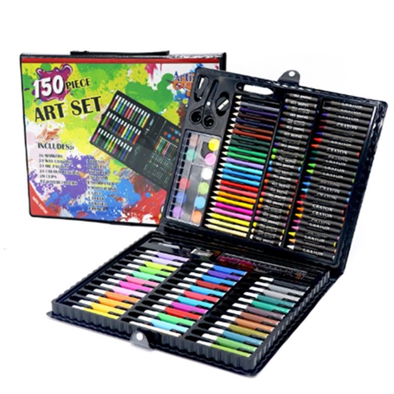 

J792 set mewarnai 150pcs Children Colors Pencil Drawing Artist Kit Painting / Set Alat Menggambar 150 pcs / Crayon set kerayon 150pcs