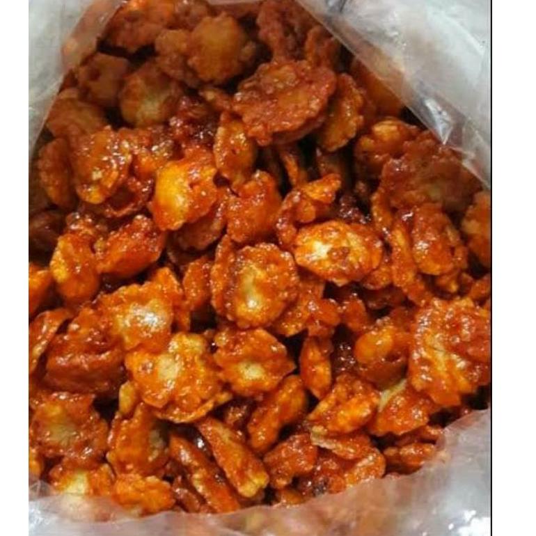 

Q(55✪) Emping Melinjo pedas manis dan manis berat 500gr super keren