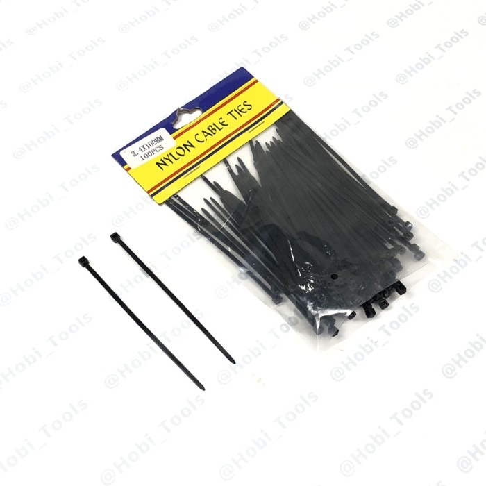 

KABEL TIES HITAM 2.5 X 10 CM - ZIP TIES 2.5 X 100 MM