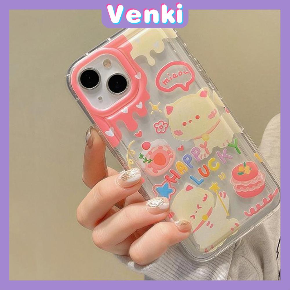 Case For iPhone 14 Pro Max TPU Soft Jelly Airbag Clear Case Cute Cartoon Cat and Dog Camera Protection Shockproof For iPhone 14 13 12 11 Plus Pro Max 7 Plus X XR