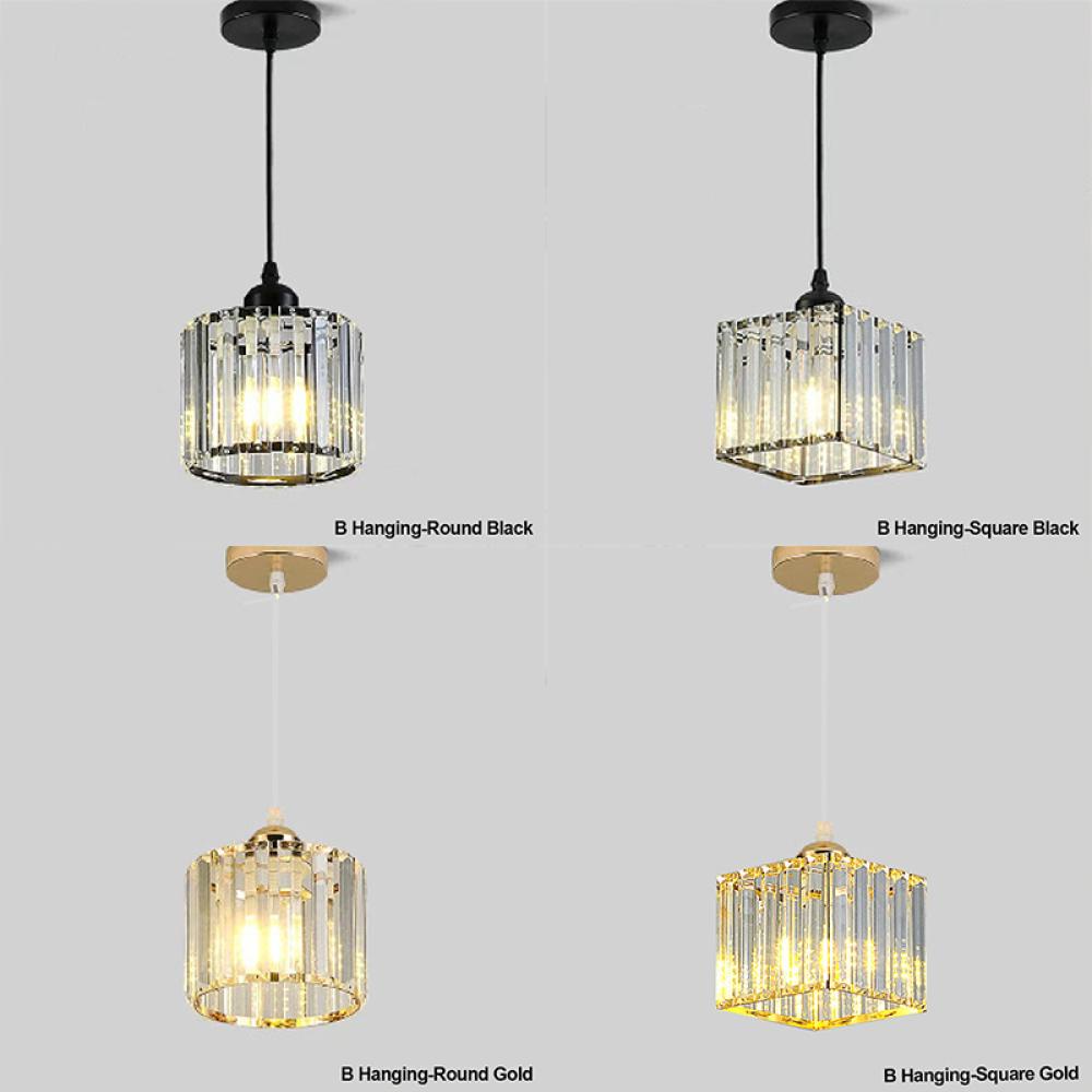 Timekey Kreatif Lampu Langit-Langit Lampu LED Kristal Lampu Langit-Langit Lobi Koridor Lampu Gantung Modern Eropa Dekorasi Rumah Pencahayaan F1I4
