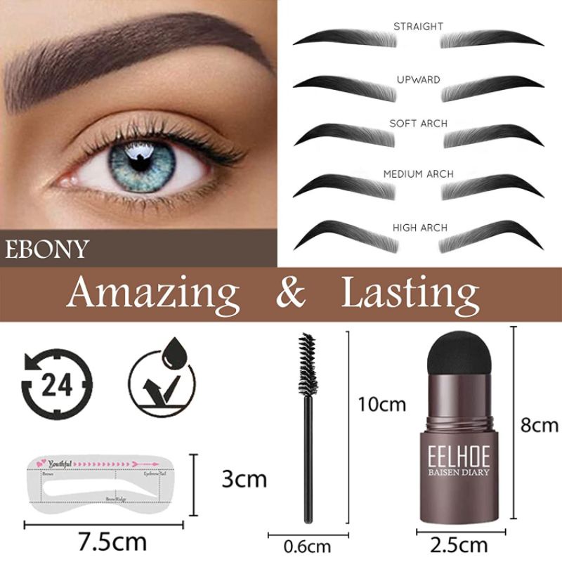 Cetakan Alis Eyebrow / Eyebrow Powder Stamp Set