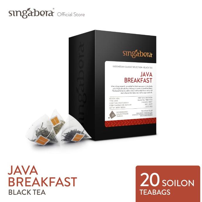 

Singabera Java Breakfast - Black Tea / Teh Hitam - 1 box - 20 teabags