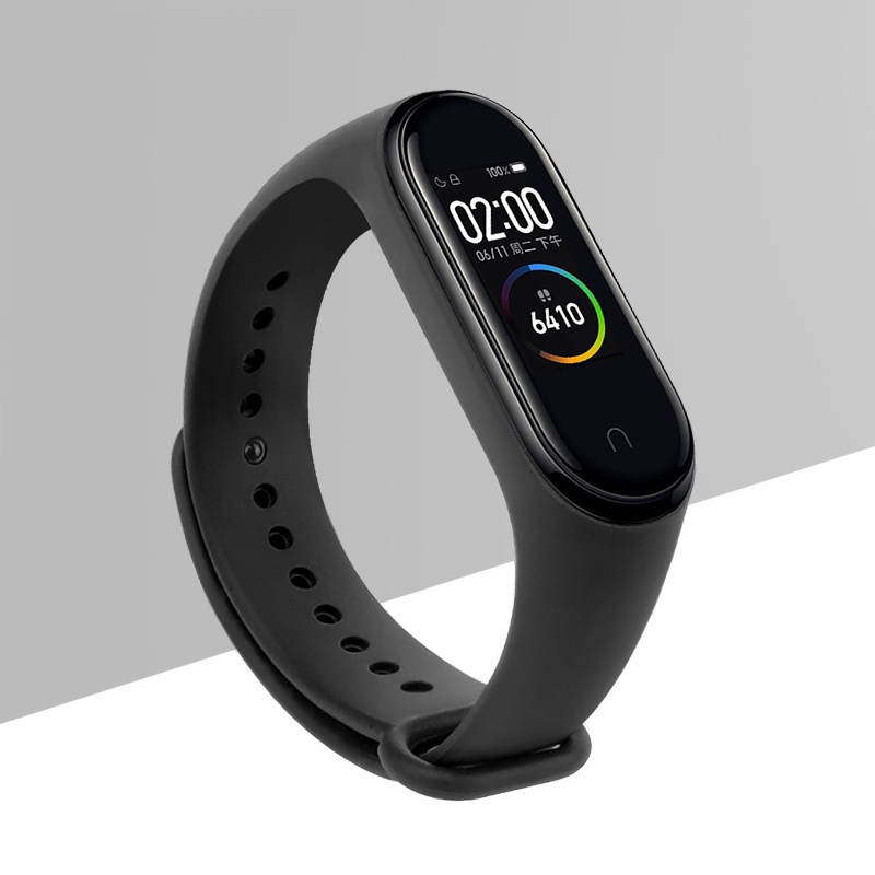 Xiaomi Band Tali Silikon Mi Band 6 5 4 3 TPU Soft Strap M6 M7 Smartwatch Tali Pengganti