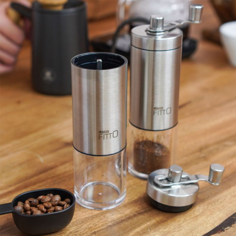 Latina FITTO compact mini coffee grinder gilingan kopi ceramic burrs