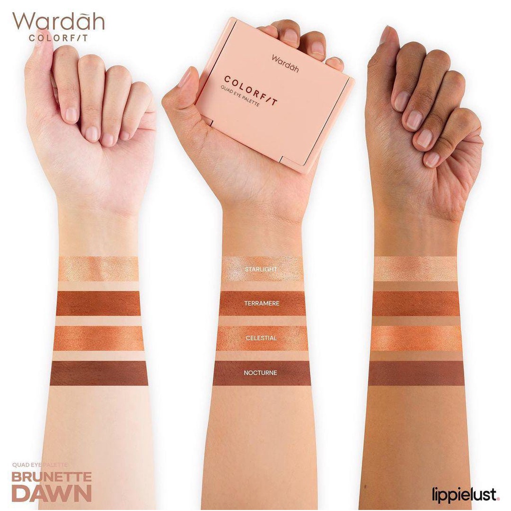 Wardah Colorfit Quad Eye Palette