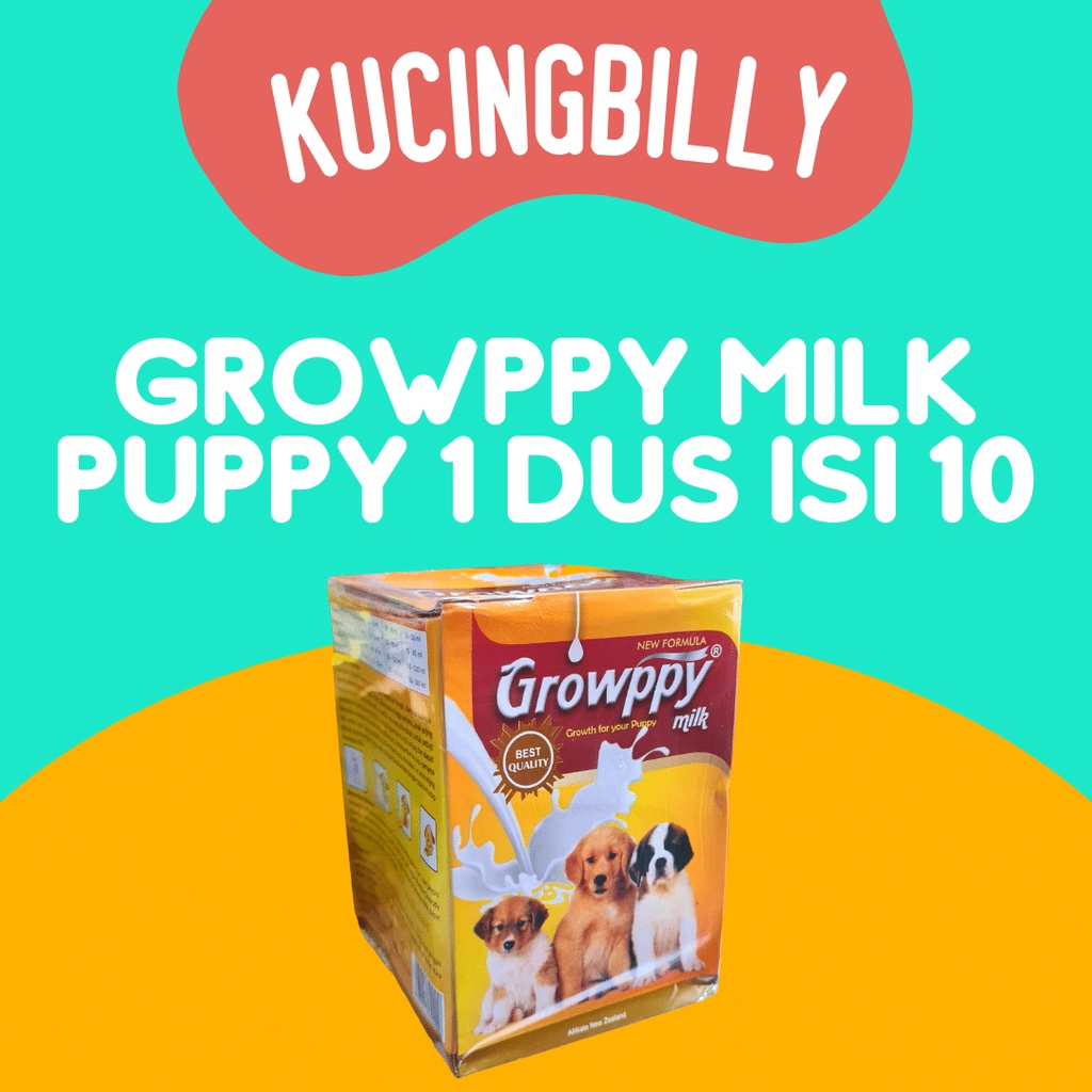 GROWPPY SUSU ANJING 1 dus isi 10pcs