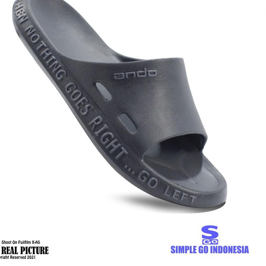 ✦✧✦ Sandal slop pria karet slip on original sendal selop cowok laki-laki dewasa slipon distro casual