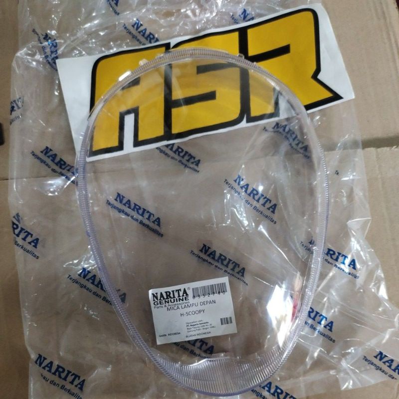 Mica lensa kaca lampu depan scoopy karburator