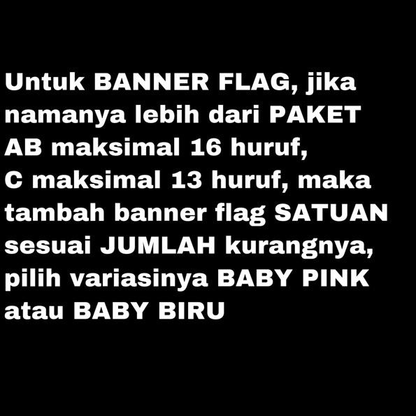 Dapatkan Hari Ini Paket Dekorasi AQIQAH KOMPLIT - Paket Aqiqah - dekorasi Tasyakuran aqiqah baby boy