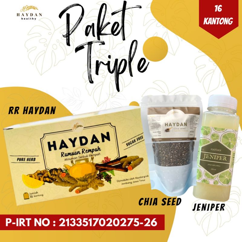 Paket Diet Sehat | Turun 2-3 kg dalam seminggu | Haydan