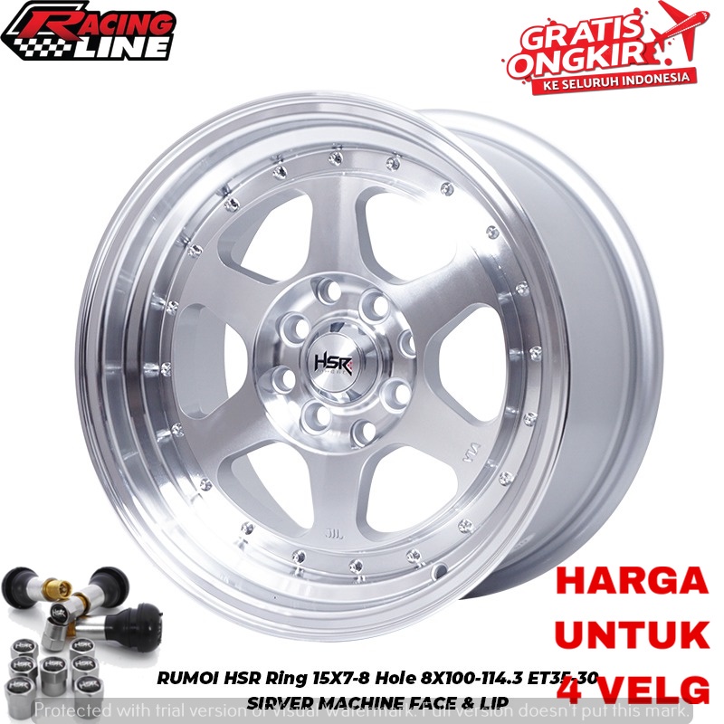 Jual Velg Mobil Racing Brio Cayla Agya Avanza Jazz Dll Ring Lebar