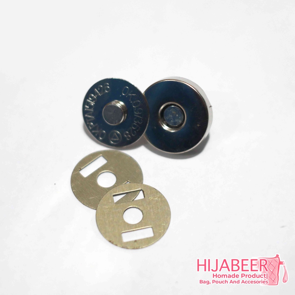 Kancing Magnet Diameter 1.8cm Aksesoris Tas /10pcs