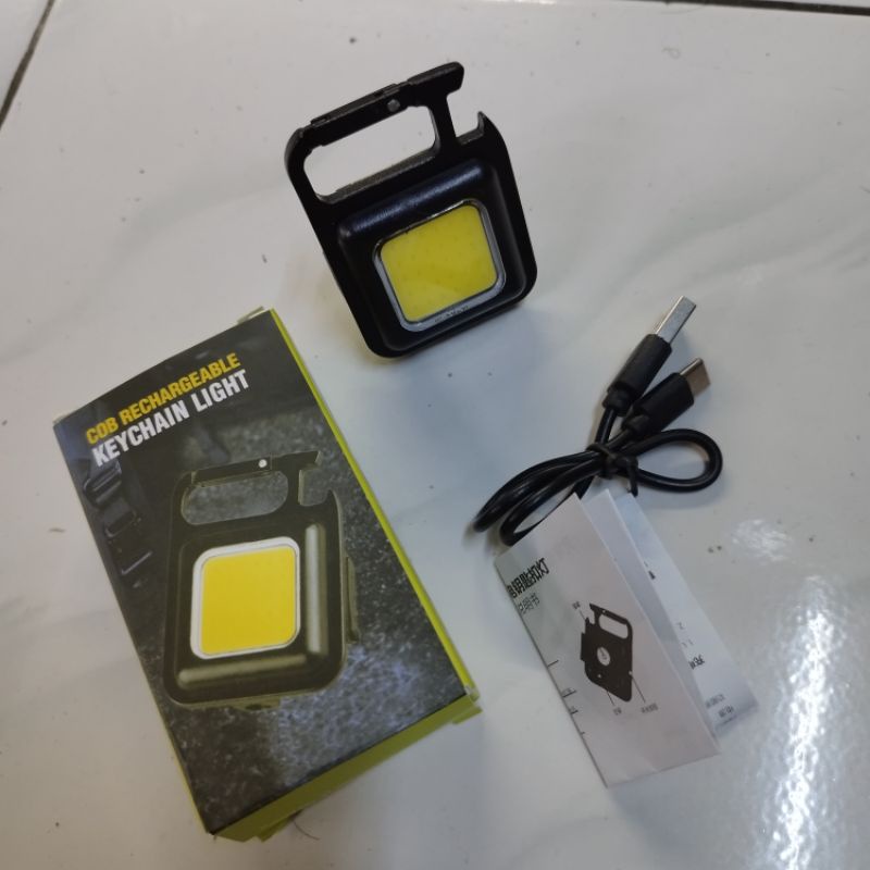 lampu led keychain usb type c
