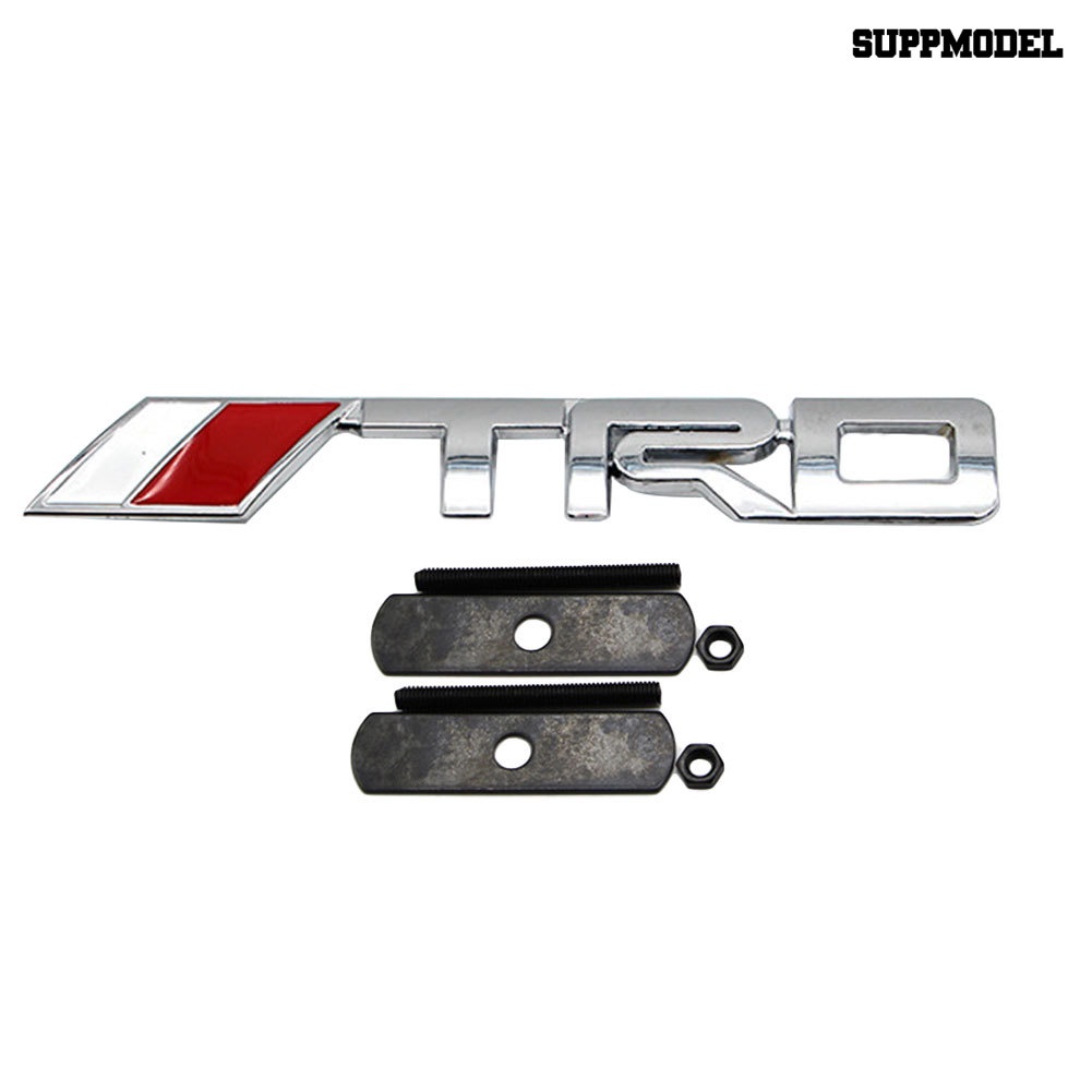 [Auto] Logo Badge 3D Mobil Styling TRD Front Grille Emblem Stiker Untuk Toyota Auto Decal