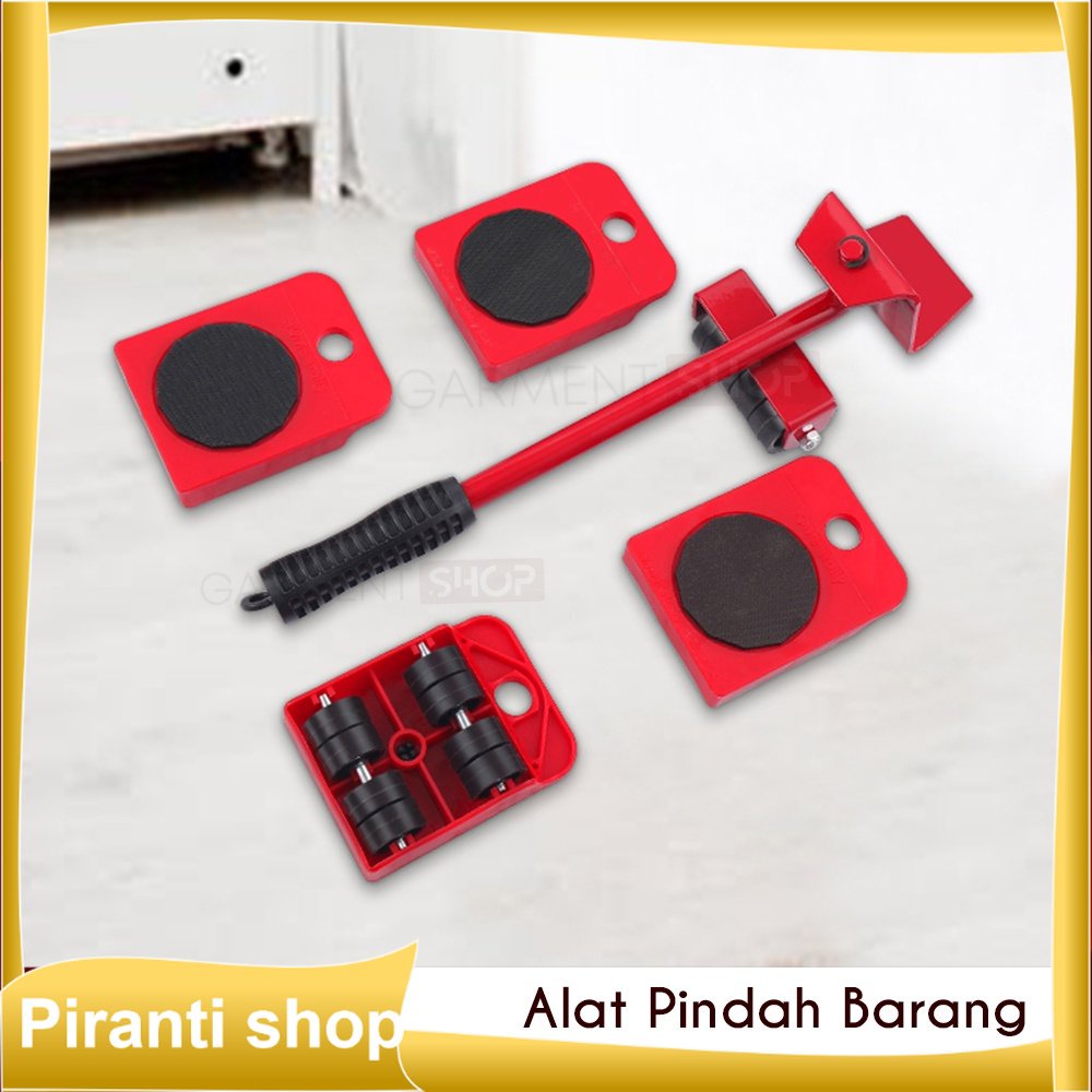 troli roda stroller roda 4 Troli Roda Dongkrak Alat Bantu Pindah Barang Furniture Sofa Mesin Cuci Ku