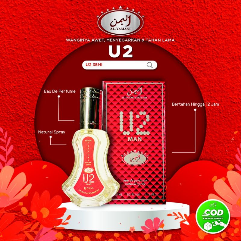 Parfum AL YAMANI Spray 35ml Aroma U2 Man