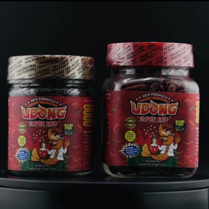 Udang Kering SUPER RED Bang Fish Aquatic Red Booster Warna