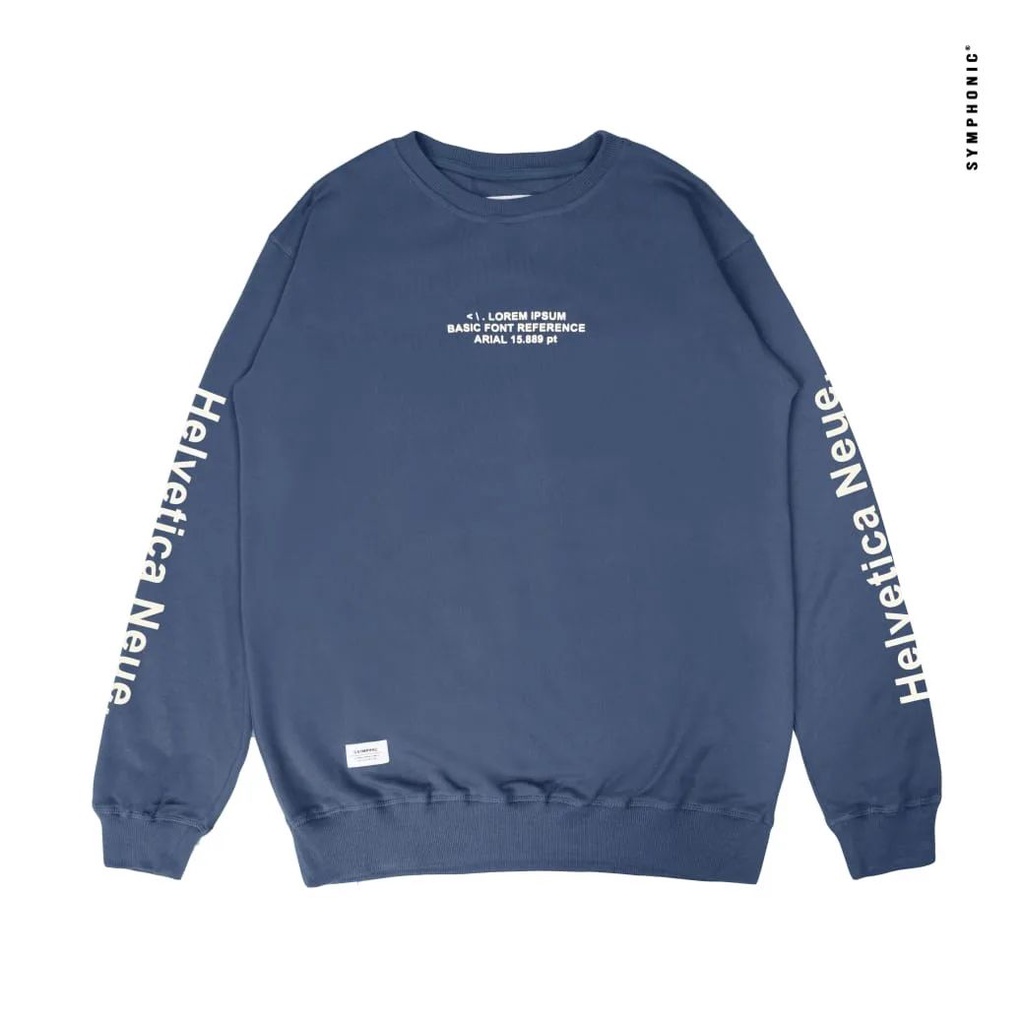 Crewneck Symphonic Helvetica Neue