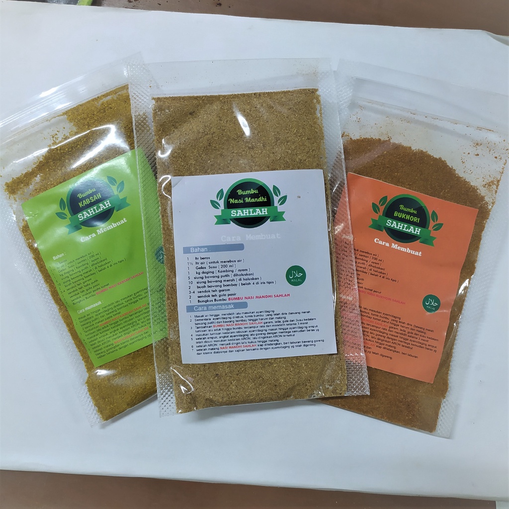 

Bumbu Nasi Mandhi, Kabsah, bukhori Sahlah 25 gr