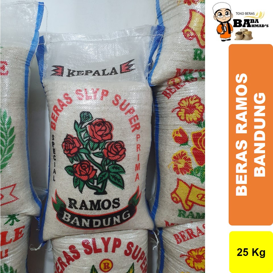 

Beras RAMOS BANDUNG Kepala Slyp Super - 25KG/50KG